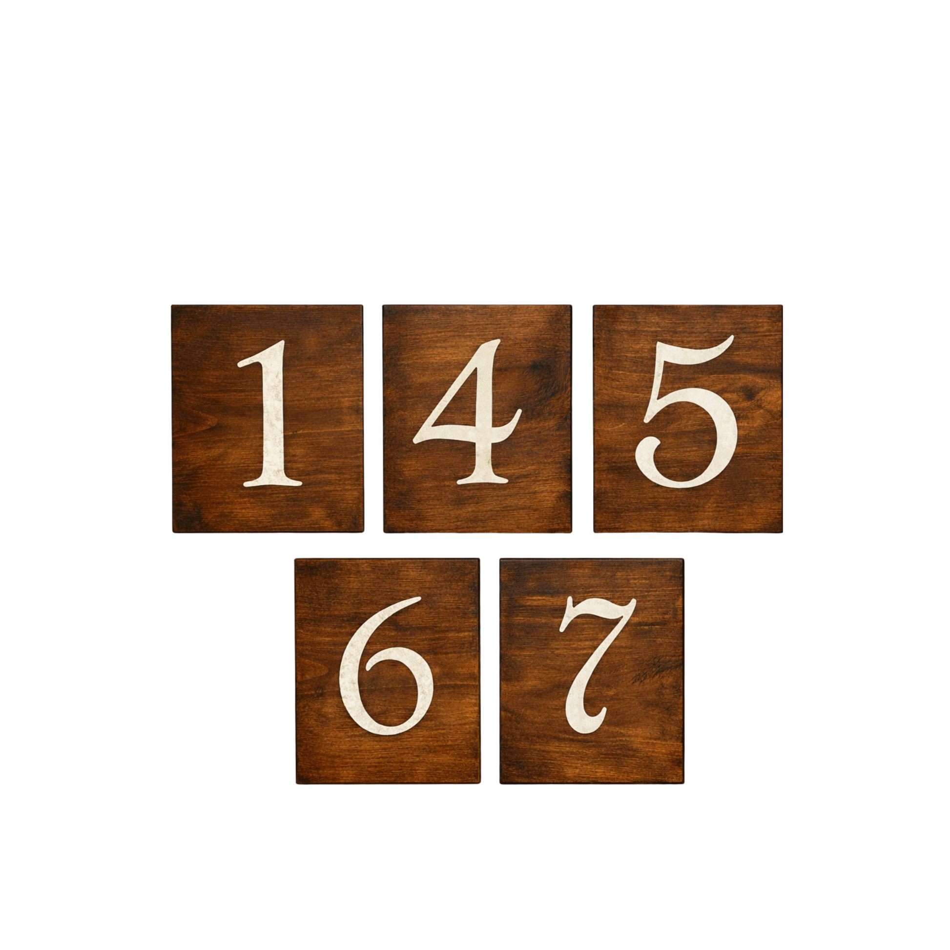 Wooden Table Numbers 1-20 Price per Each