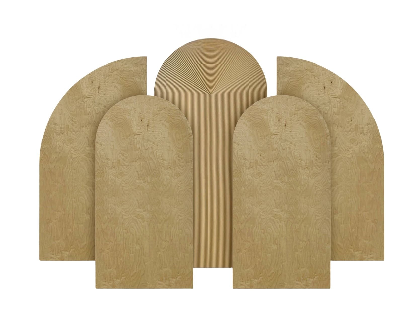 Brenda 5 Piece Wall Panel Set (request customize color)
