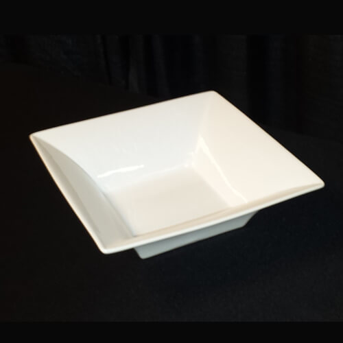 Square White Serving Bowl Exclusive Affair