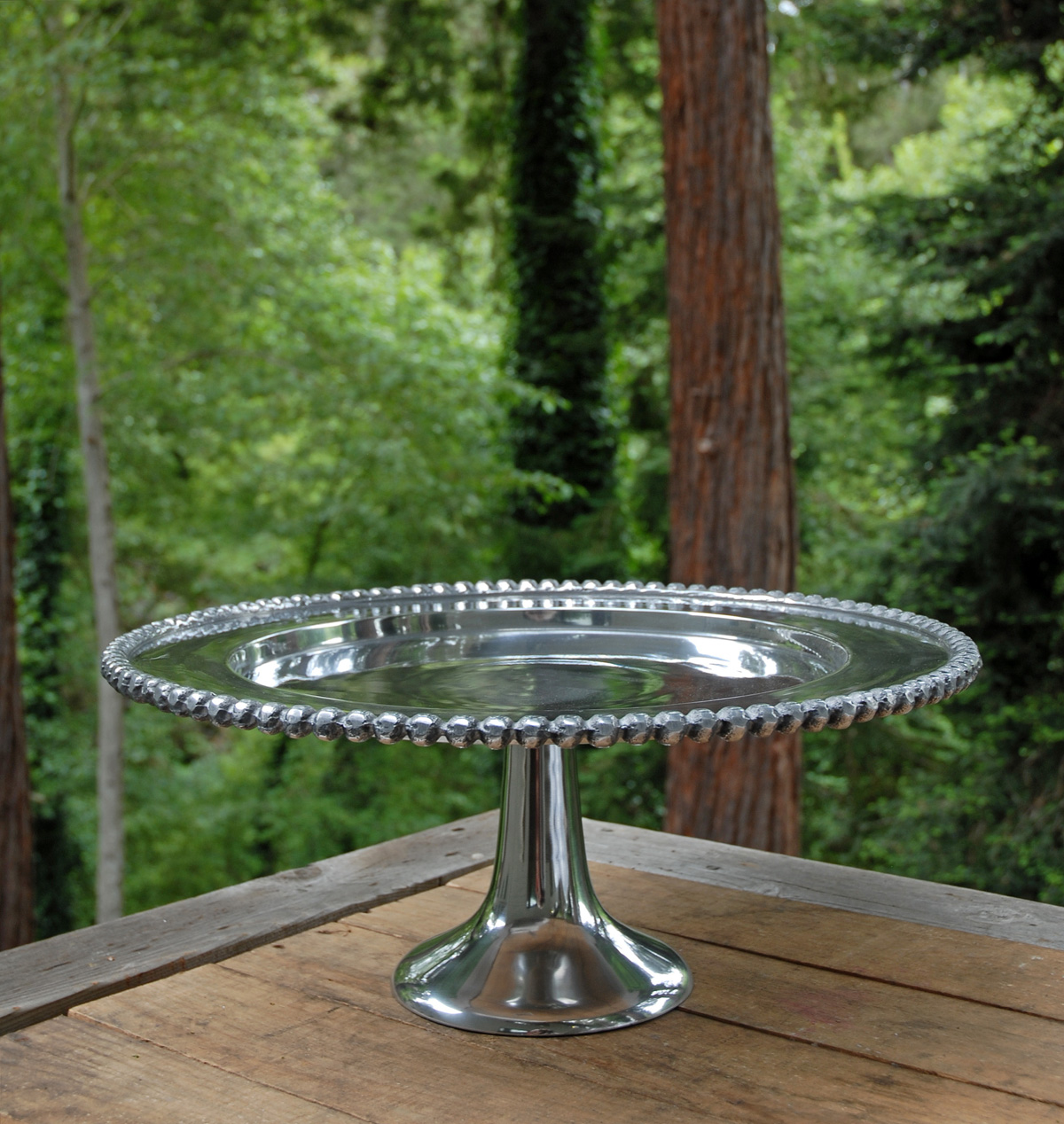 Party Rental  Silver Pedestal  Cake  Stand  SW Florida 