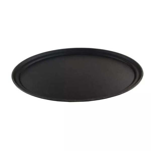 Black Oval Serving Tray
