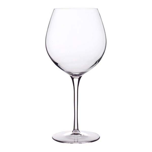 Red Crystal Wine Glass